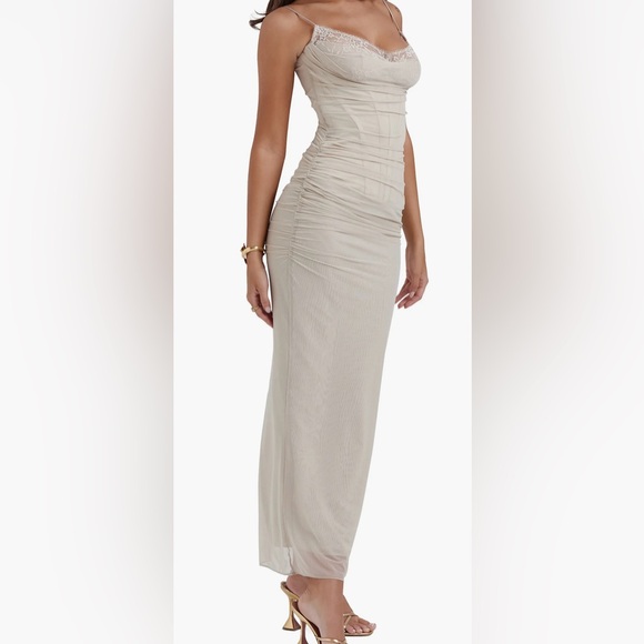 House of CB Nalini Sand Maxi Dress - Picture 6 of 6